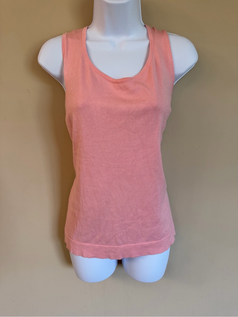 August Silk Sweater Tank, Silk Blend, Size XL